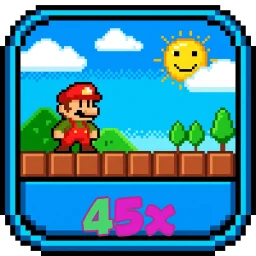 45x